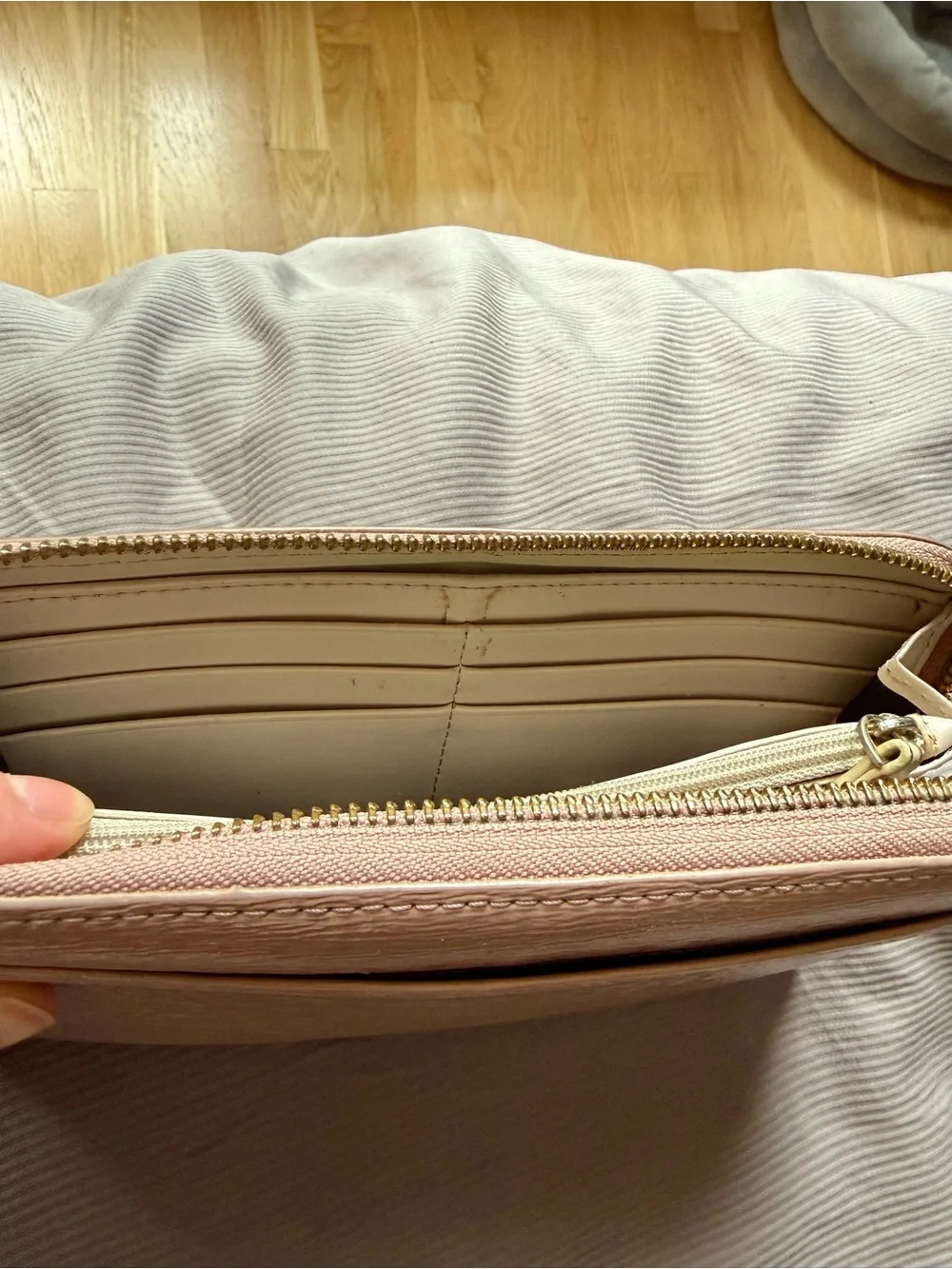 Kate Spade New York Patent Leather Zip Around Wallet